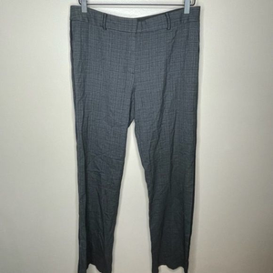 Elie Tahari Black Gray Plaid‎ Dress Pants
